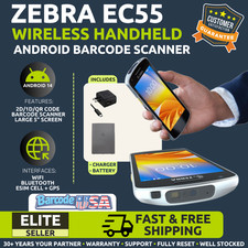 ✅Zebra TC58 / TC27 / EC55 Wireless Android Handheld 2D/1D/QR Barcode Scanner!🔥⭐