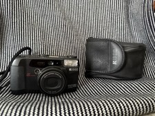 Ricoh Myport 330 Super Black 38-130mm 35mm Film Camera w/ Orig. Case