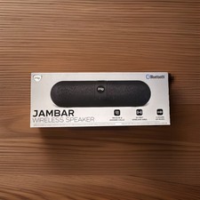 iHip Jambar Wireless Speaker Bluetooth Portable, Durable, Radio Mode, Black, 2hr
