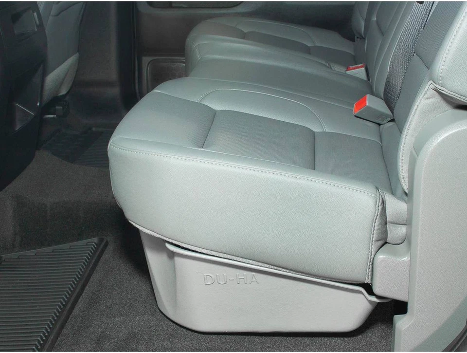 DU-HA Black Underseat Storage Case Fits 2014-2018 Silverado/Sierra 1500 Crew Cab - Image 4 of 4