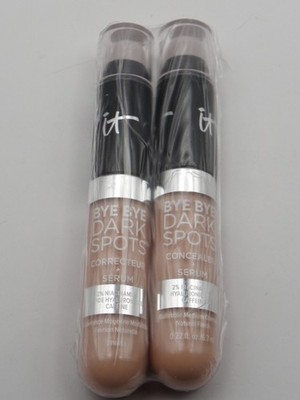 It Cosmetics Bye Bye Dark Spots Concealer Serum 20 Light Cool Lot of 2 New