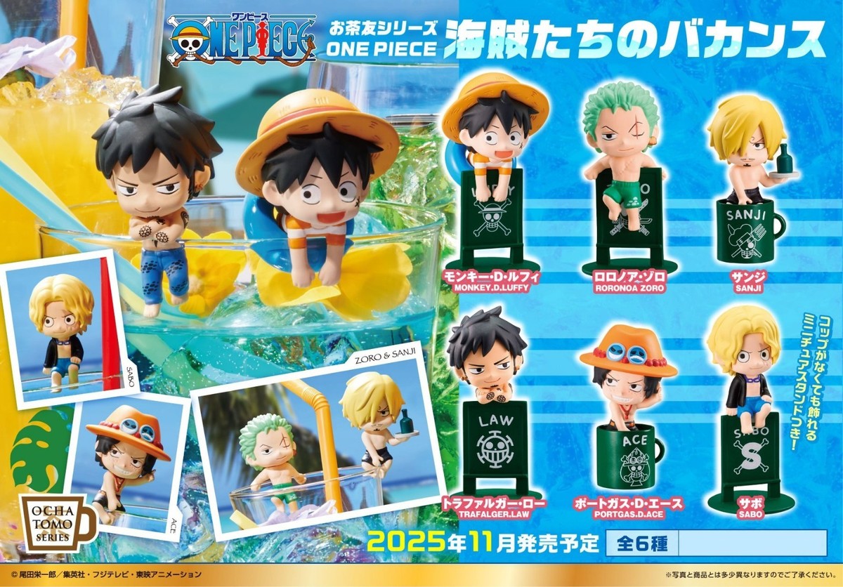 MegaHouse Ochatomo ONE PIECE Pirate Vacation Mini Figure Luffy