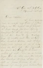 George H. Stevens – 10th New York Cavalry – Civil War Handwritten Letter – 1865
