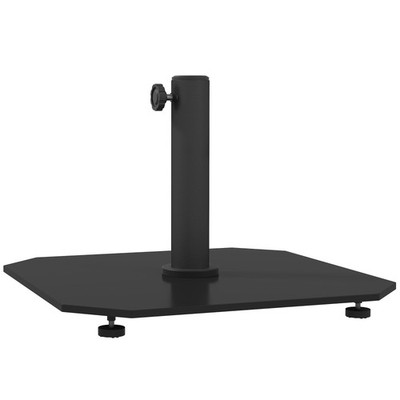 41lb Powder-Coated Umbrella Base w/ Adjustable Feet & Tightening Knob