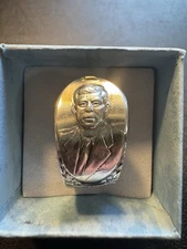 John F. Kennedy Spoon Ring Size 13 WM Roger’s MFG 1961-1963 Great For Collector