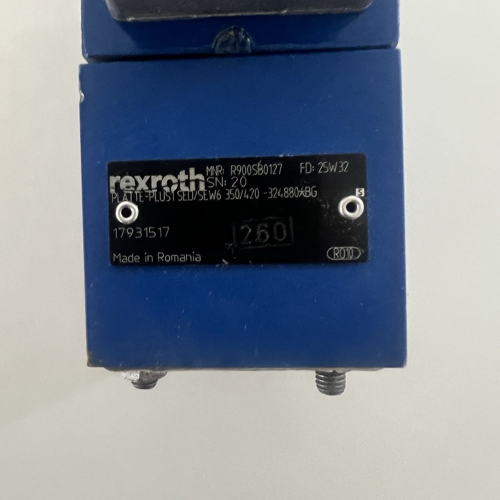 REXROTH SELENOID VALVE M-4SEW6Y38/420MG24N9K4 *R900566295*