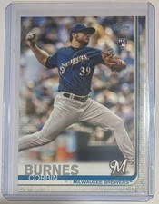 2019 Topps Series 1 CORBIN BURNS Rookie Card #94 - Brewers 🔥
