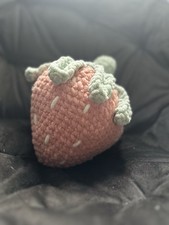 Handmade Crochet Strawberry Plush