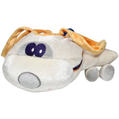 Sasha's Bears Handtasche Weiß Orange Blau 25 cm Gebraucht