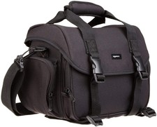 Large DSLR Gadget Bag, Black with Grey Interior