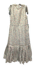 Polo Ralph Lauren Floral Self-Tie Sleeveless Long Dress Size 2 Oversized