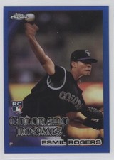 2010 Topps Chrome Blue Refractor 132/199 Esmil Rogers #183 2u6