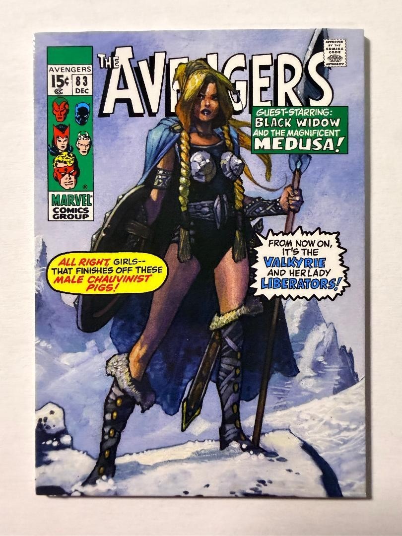 2018 Upper Deck  Marvel Masterpieces WI-3 Valkyrie 805/1499