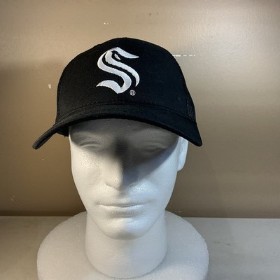Trucker black hat mens Snap Back Embroidered Logos