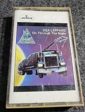 Def Leppard. On through the night. Cassette Tape