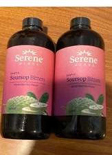 TWO!!! Serene Herbs Soursop Bitters Liquid Mixed Berry with Soursop Leaves