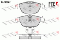 FTE Bremsbelagsatz Scheibenbremse 9010617 FüR Mercedes Klasse W204 Model S204