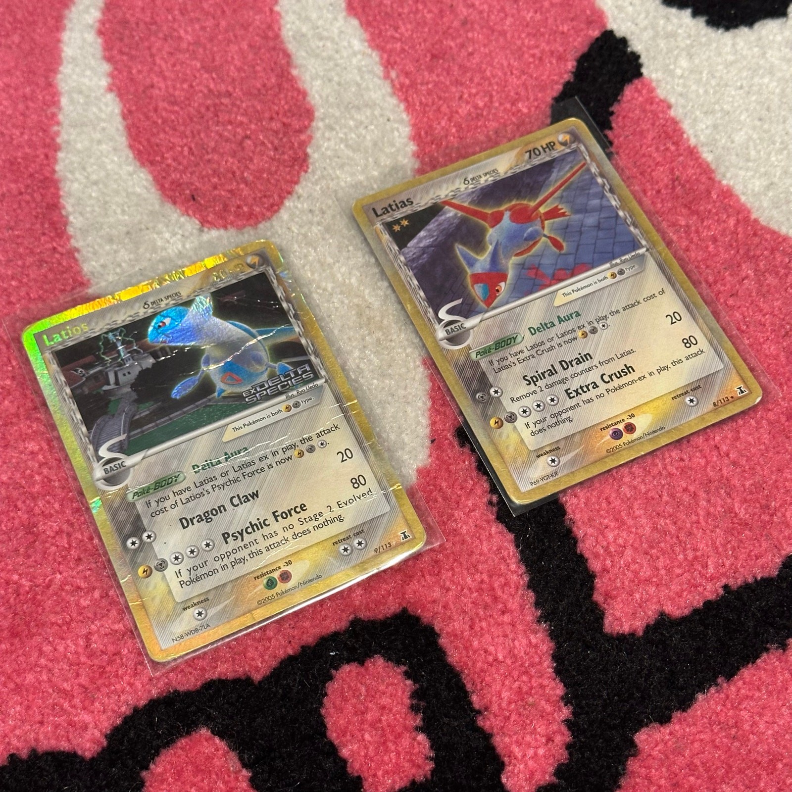 Latios #9 & Latias #8 – Pokémon EX Delta Species – Holo Bundle (2 Cards)