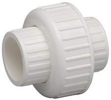 Schedule 40 PVC Solvent Weld Slip Union, 3/4 In., Slip x Slip - 511-14-34-34