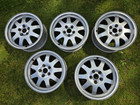 Jaguar X type 16 x 65 alloy wheels five