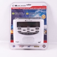 NEW Midland WR-120 Emergency NOAA Weather Alert Radio S.A.M.E. Alarm Clock Seale