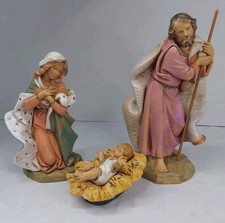 Roman Fontanini Holy Family Set, 7.5" Collection 1993 300  301 Depose ITALY