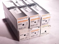 SYLVANIA DULUX D/E 20722 FLUORESCENT BULB 26W CF26DD/E/830 GX24Q-3 - LOT OF 6