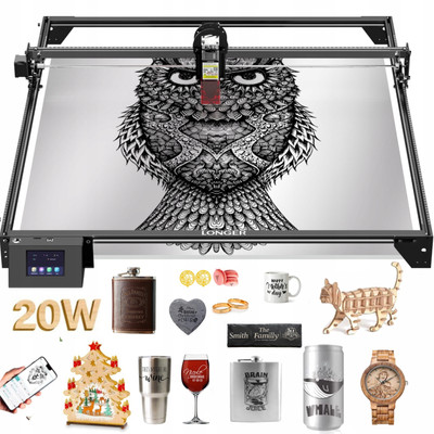NEU LONGER RAY5 120W High-Precision Lasergravier- und Schneidemaschine  DE