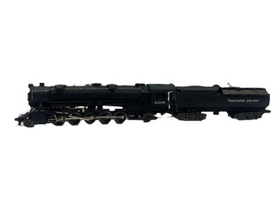 Early AHM/Rivarossi #6206 Baltimore Ohio HO Scale Locomotive 2-10-2. Model 5099