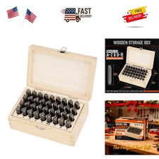 36-Piece Number and Letter Stamp Set 5/16 8mm A-Z Punch Perfect for Imprintin...
