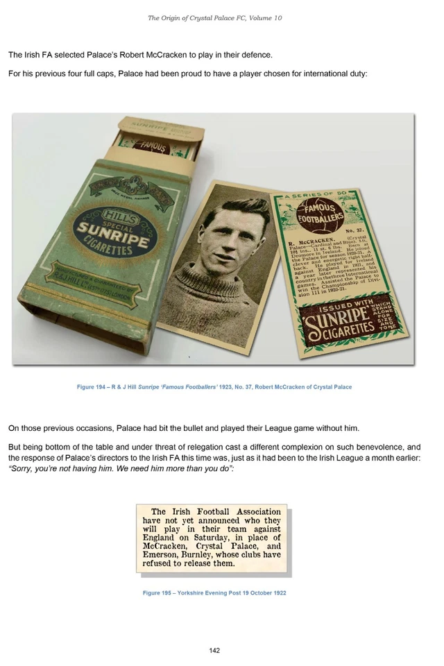 The Origin of Crystal Palace FC, Volume 10, Colour Edition, Hardback - Image 4 of 4