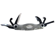 Flexcut Carvin Jack 2.0 Left Hand Multi-Tool Silver Aluminum Handle - JKNL291