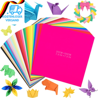 Origami Papier 300 Blatt, 30 Vivo-Farben 20X20Cm 80Gsm Buntes Papier Zweiseitig