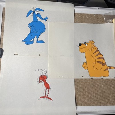 The Ant And The Aardvark Animation Cel 1969 Vtg Cartoon Network Pink Panther I7