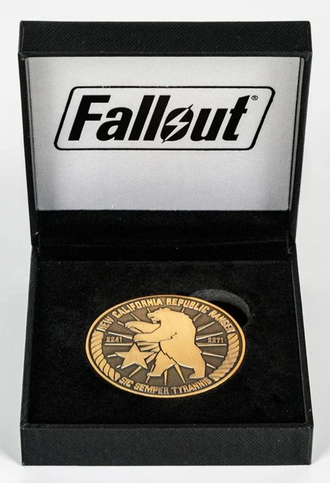 Fallout 4 76 全新 Vegas NCR 游骑兵挑战硬币人偶加州共和国 + 盒子 — 第 2/3 张图片