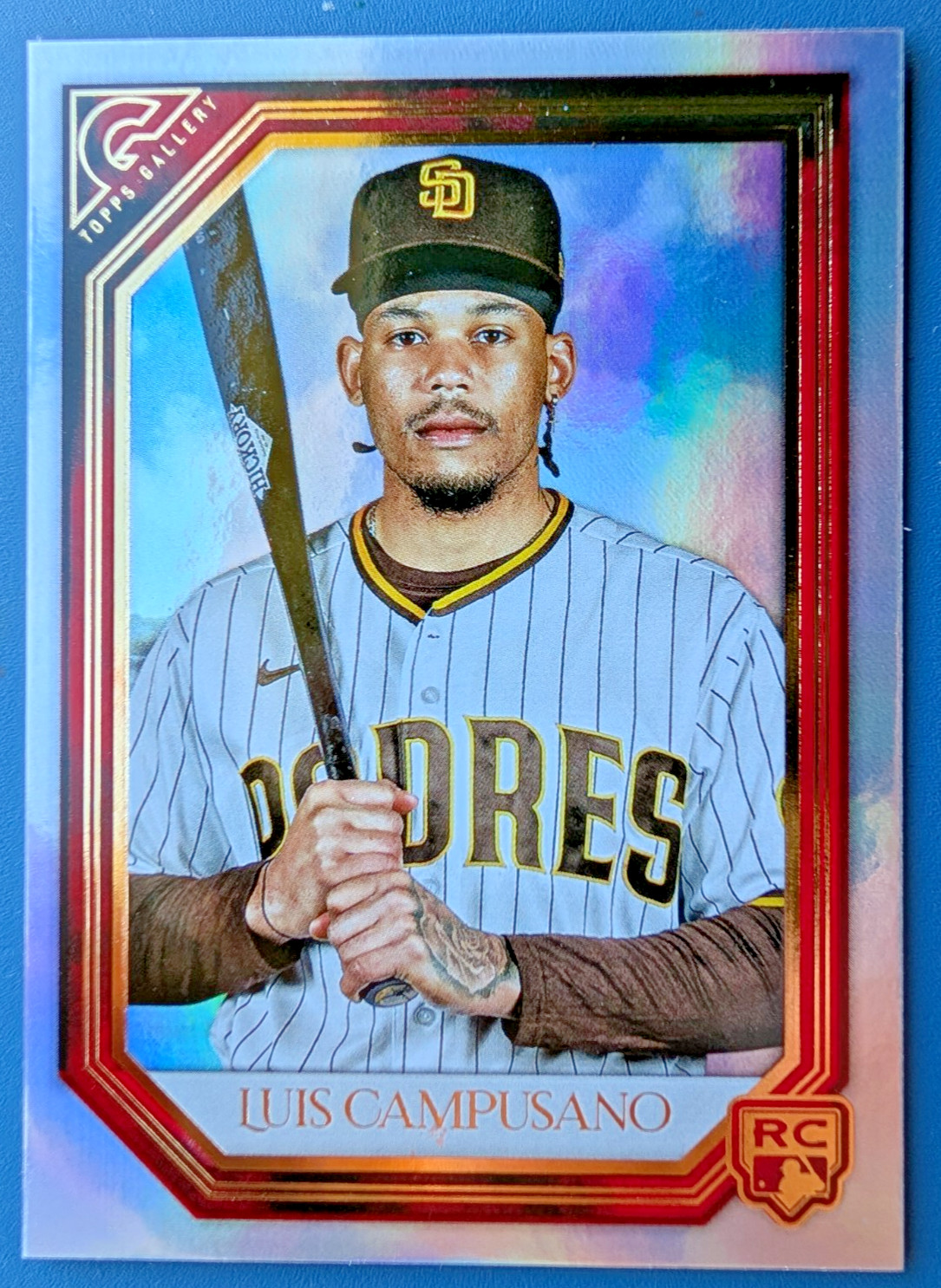 Luis Campusano Rookie SSP 2021 Topps Gallery Red #'d 2/5 SAN DIEGO PADRES