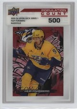2025-26 Upper Deck Series 1 Population Count 500 /500 Filip Forsberg #PC-20 3d2