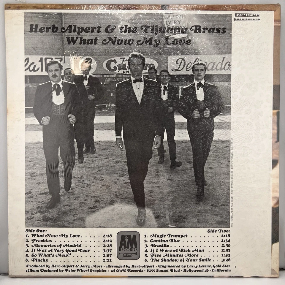 Sealed 1966 Herb Alpert What Now My Love Latin Jazz LP Vinyl Record - Image 2 of 4