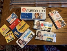 Vintage GE, Westinghouse CM, Flashbulbs Various 10 Boxes 