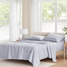100 Cotton Sheets Queen, Breathable, Naturally Cool Cotton Sheets, Soft Cotton