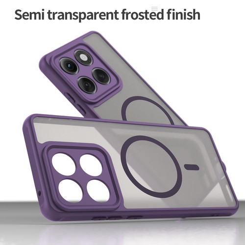 Pour Motorola Edge (2025), Coque Téléphone Panneau Semi Transparent Pare-chocs Souple - Photo 21 sur 21