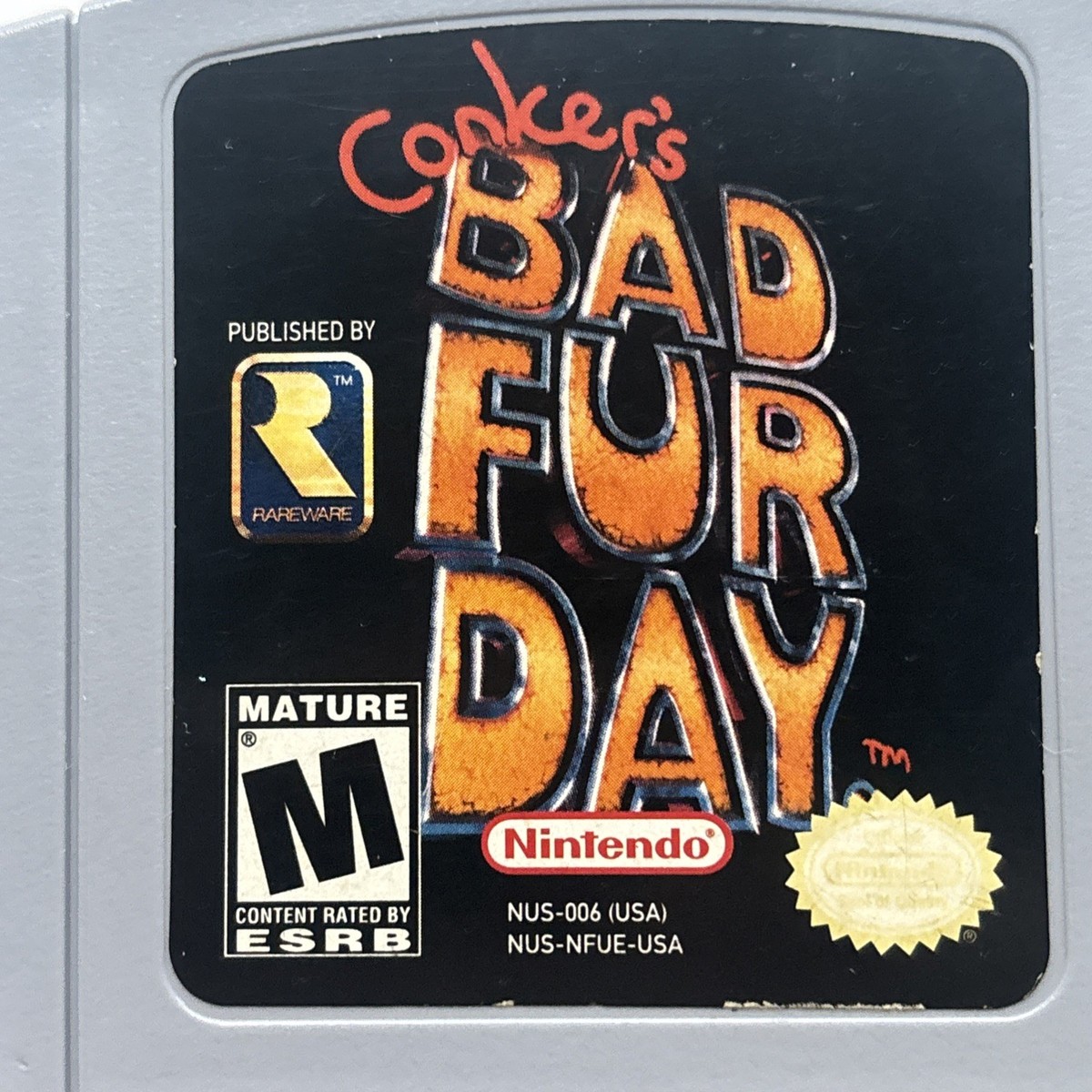 Conker's Bad Fur Day Authentic Nintendo 64 N64 45496870805| eBay