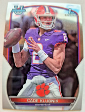 Cade Klubnik 2022 Bowman University Chrome Clemson Tigers - 1st Bowman