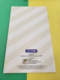 Highway 2000 Sega Saturn Manual Only 