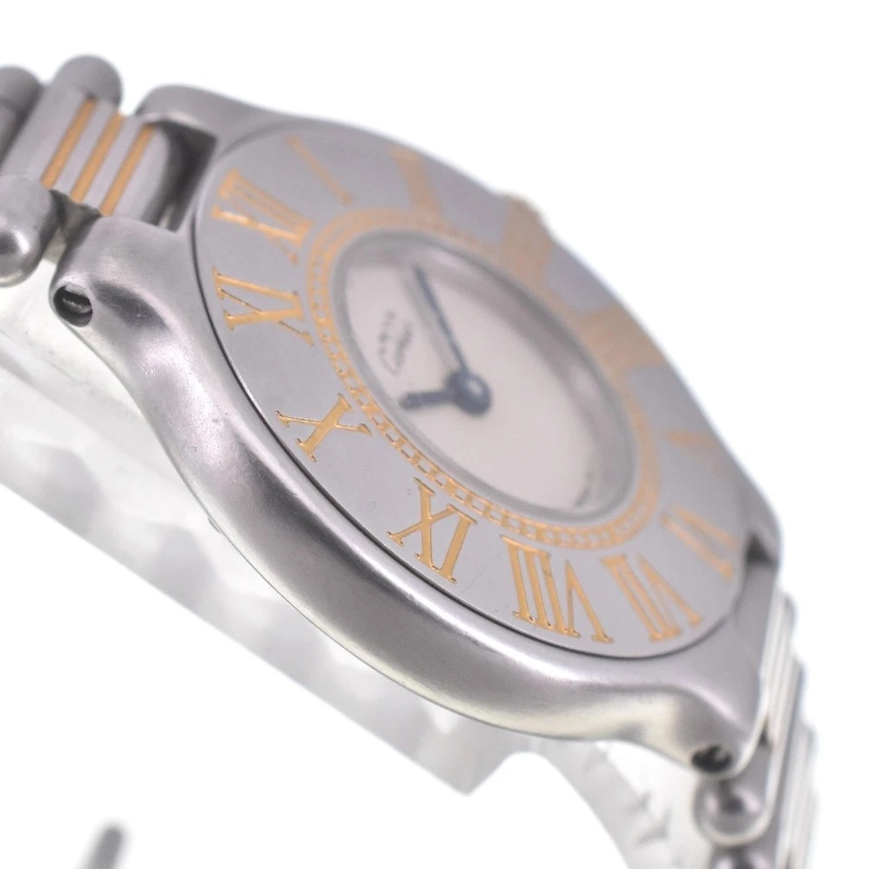 Reloj de cuarzo para dama Cartier Must21 Vantian SM esfera marfil R#141090 Foto 4 de 4