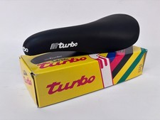 NOS Selle Italia Turbo SLG Leather Saddle Black Original 1991 NEW in Box