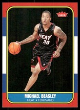 2008-09 Fleer #86R-164 Michael Beasley 1986-87 Rookies