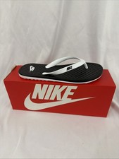 Nike Women  s On Deck Flip Flops - Black/White - Size 6 - CU3959-002 - NIB
