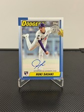 2025 Topps Update Series - 1990 Topps Baseball Autographs Roki Sasaki #90AU-RSA