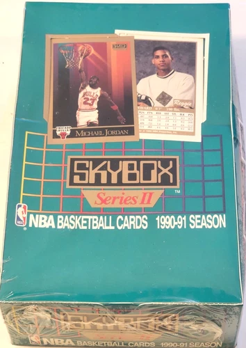 1990-91 SKYBOX BASKETBALL SERIES II (TWO) SEALED WAX BOX